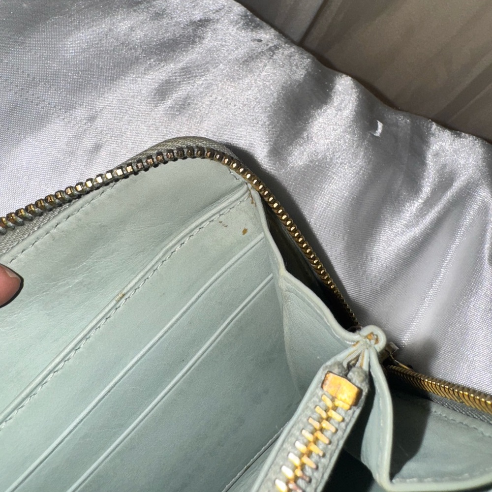 Miu Miu Khaki Beige Crocodile Embossed Long Zip Wallet (relist) - Picture 14 of 16